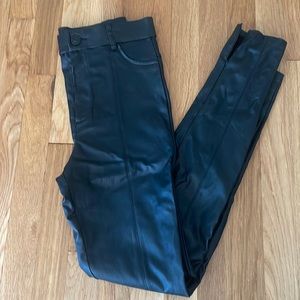 Zara Matte Faux Leather Pants